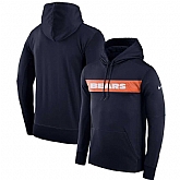 Men's Chicago Bears Nike Sideline Team Performance Pullover Hoodie Navy,baseball caps,new era cap wholesale,wholesale hats